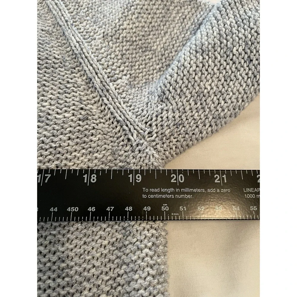 Old navy oversized sweater sz Large Light Blue Chunky‎ Knit Cozy Nautical soft